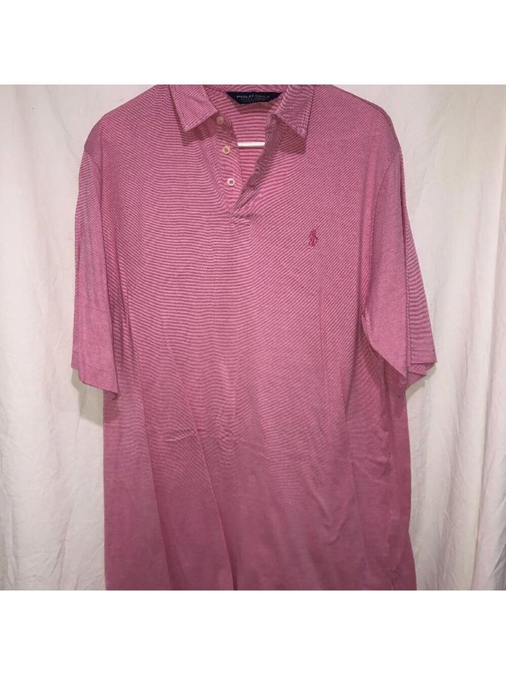𝅺EUC Men's Polo Golf Ralph Lauren Pima Cotton polo shirt Size L